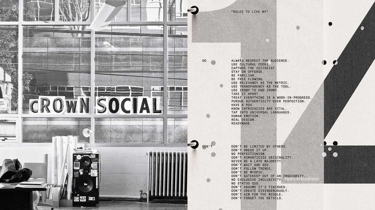 Sign with crown social written on it.